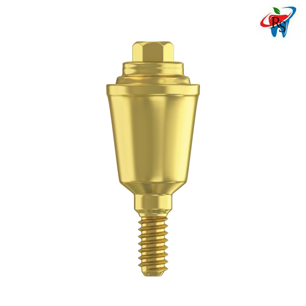 10x Dental Straight Slim Multi Unit 1.4 Int Hex 2.0mm Connection Titanium