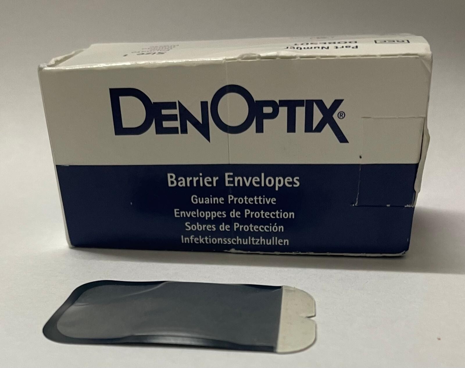 GENDEX Dental DenOptix Sizes 0 Barrier Envelopes 100/bx DOBES00