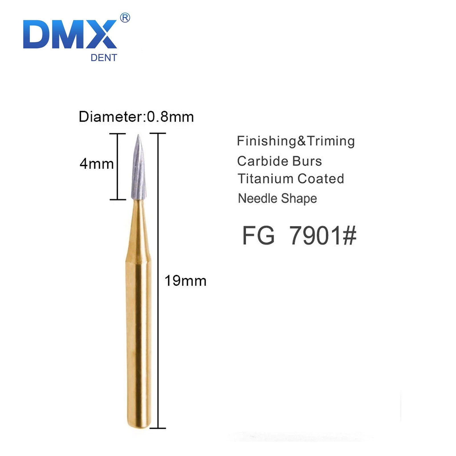 Dental Carbide Burs Trimming Finishing FG7901 7404 7406 7408 7902 7903 Free Ship