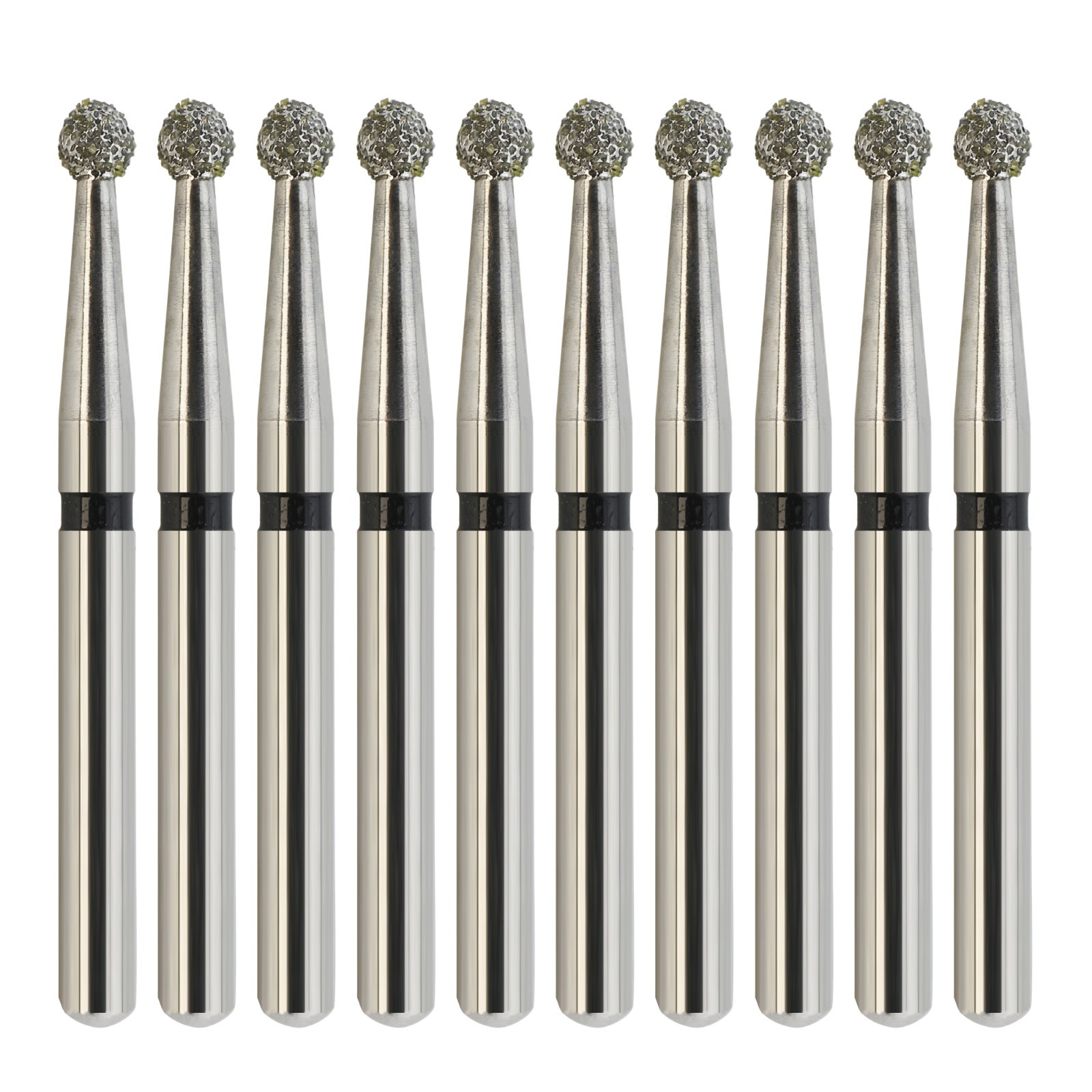 Multi-Use Dental Diamond Burs FG Round Ball Coarse Fine Friction Grip High Speed