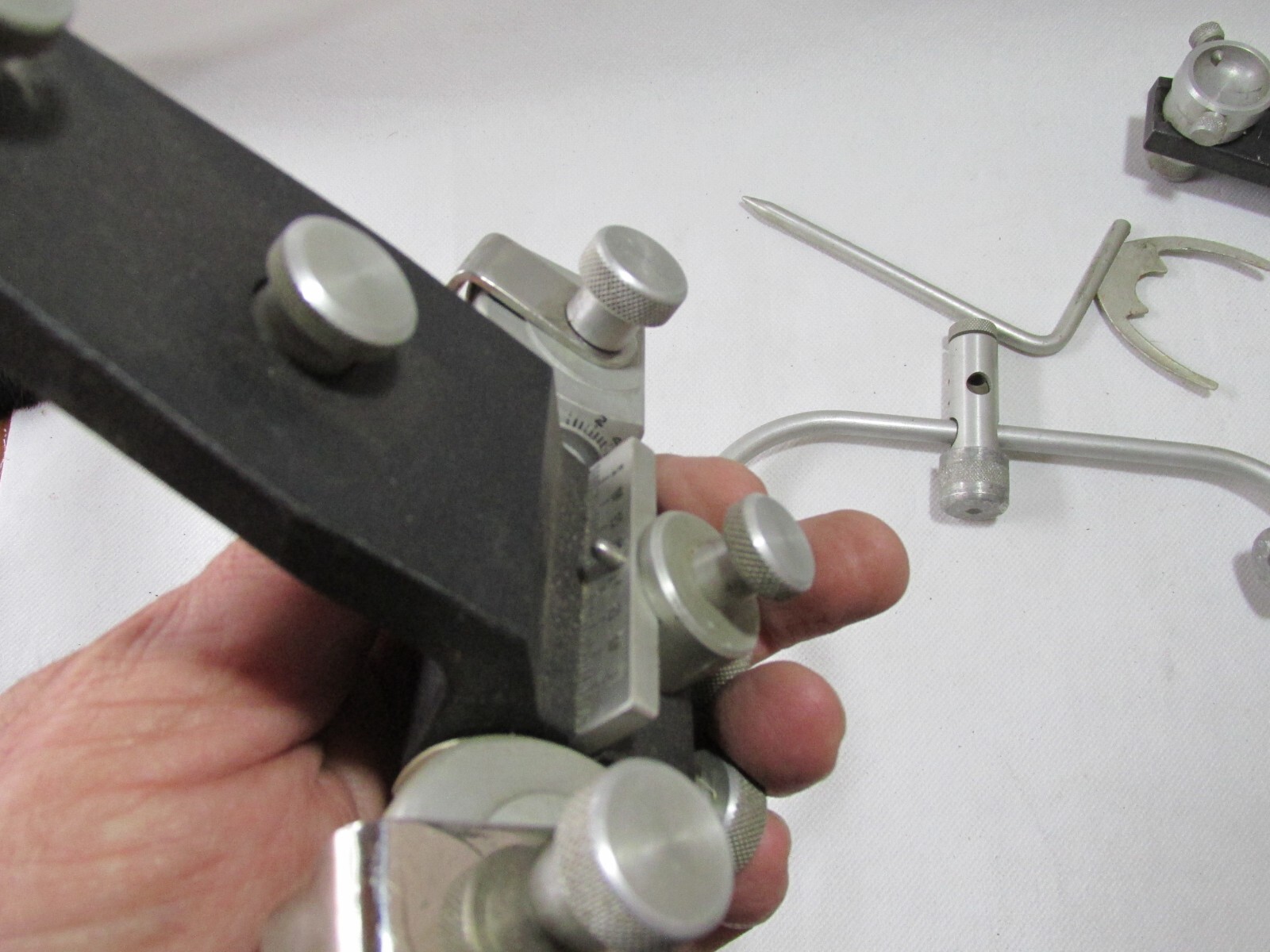 NICE USED SEMI ADJUSTABLE SPECIAL DENTAL ARTICULATOR «ESCUDO» MADE IN ARGENTINA
