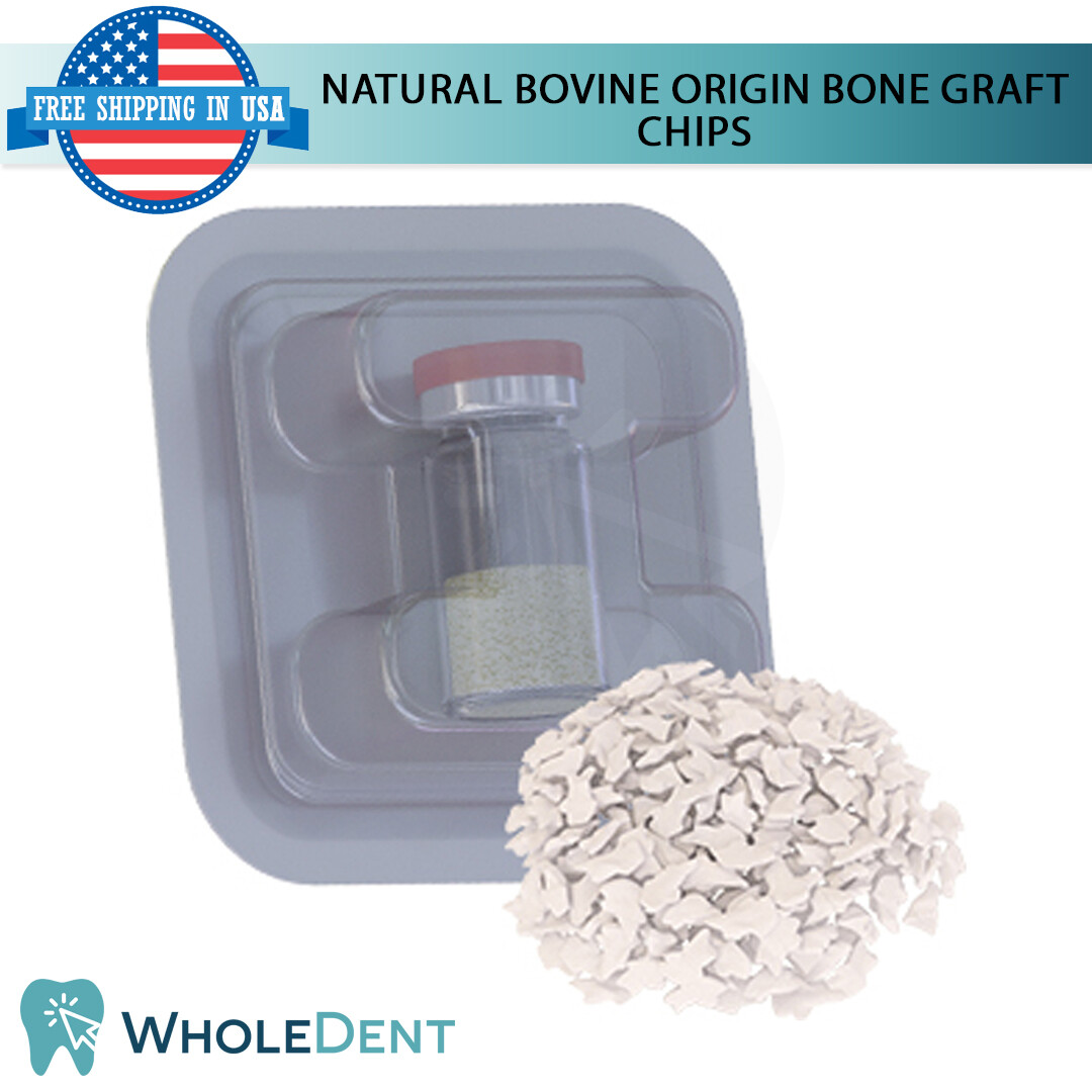Natural Chips Bovine Origin Material Sterile Dental Biocompatible Substitute