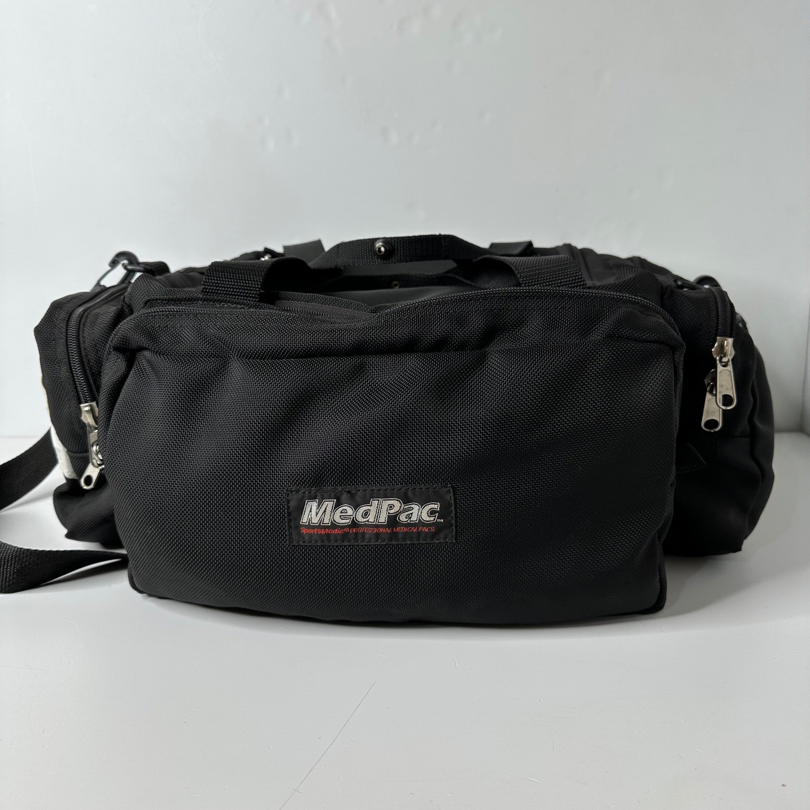 MedPac Black Ballistic Nylon Professional Field Medic Bag Athletic Trainer USA