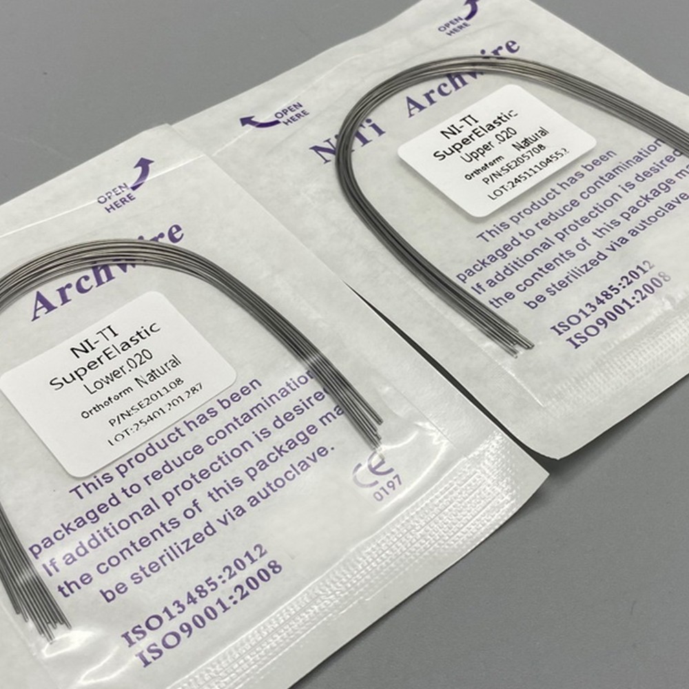 Dental Orthodontic Arch Wire Super Elastic Niti Round 012-020 Natural Form