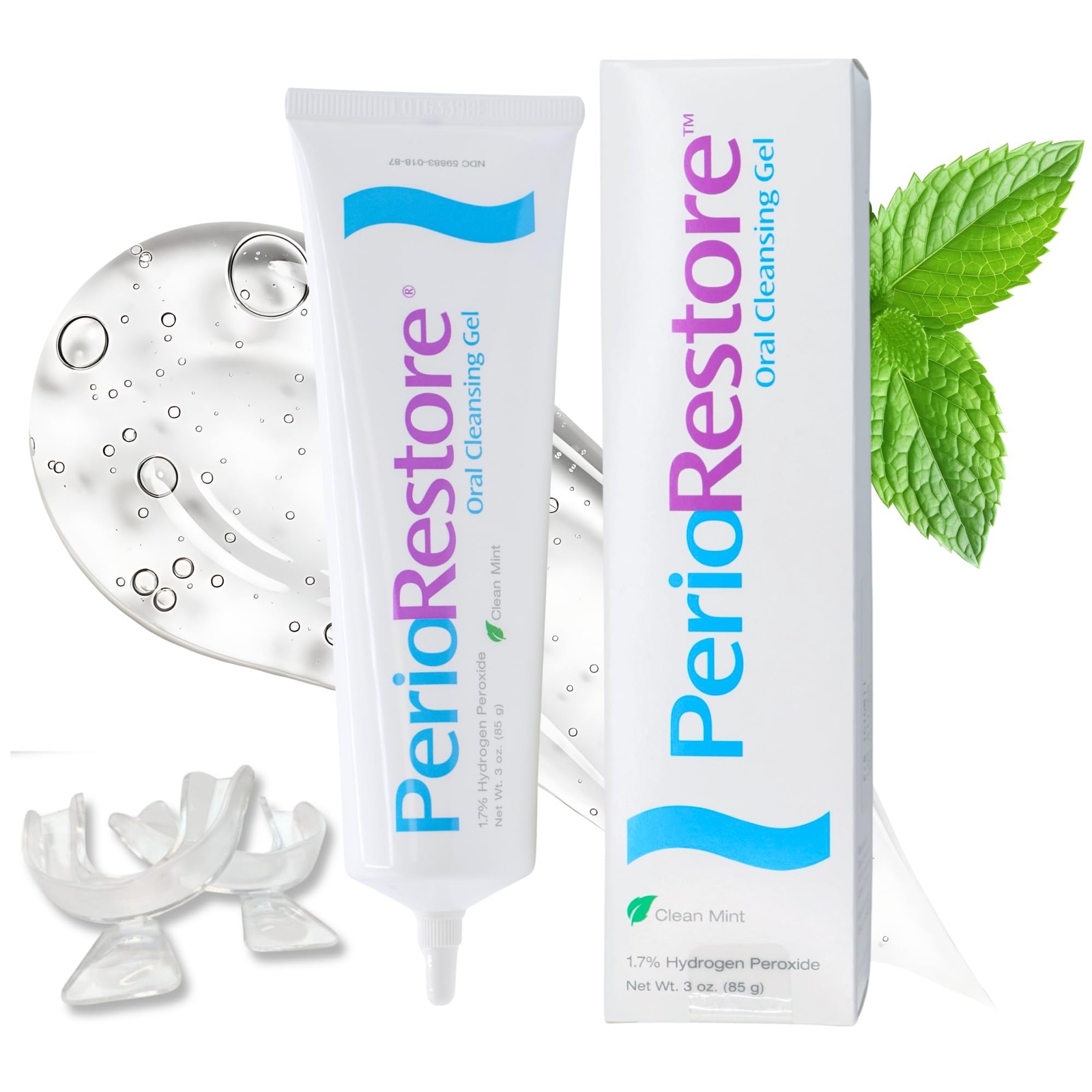 Perio Restore® Gel 3oz – 1.7% Hydrogen Peroxide Teeth 3 Fl Oz (Pack of 1)