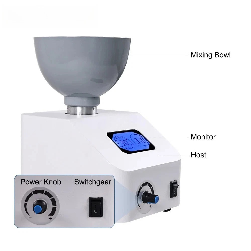 Automatic Dental Lab Alginate Mixer 110V/220V Printing Material Gypsum Blender