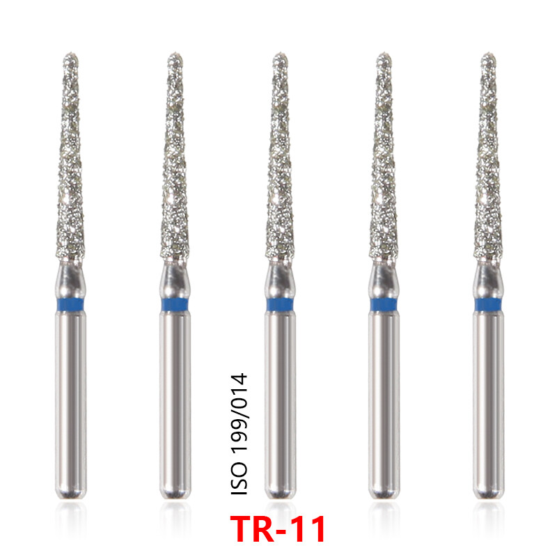 50pcs Dental Diamond Burs Tips FG 1.6mm bur for High/Fast speed handpiece 10 box