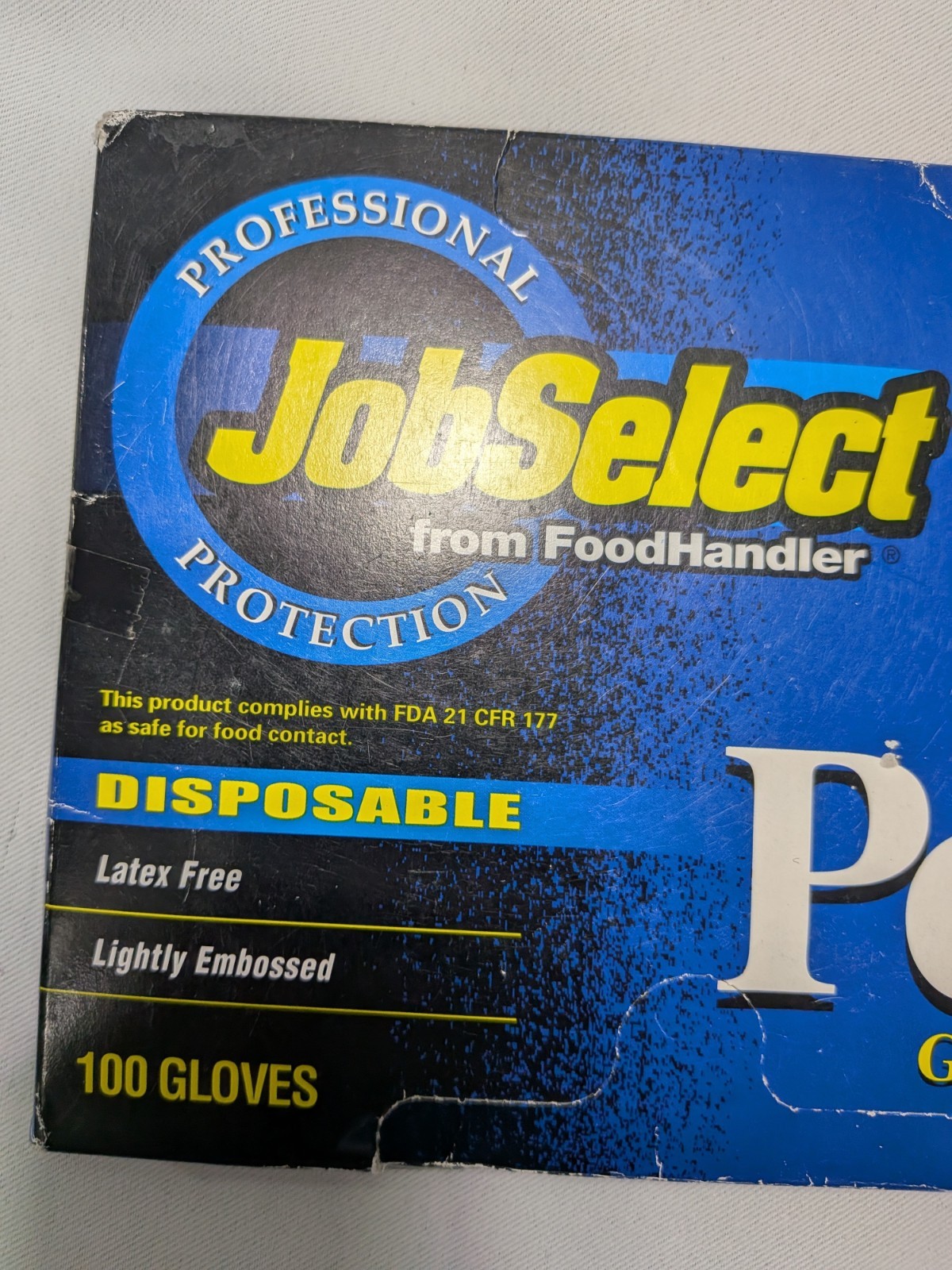 100 XL Gloves Professional JobSelect FoodHandler Select Latex Free Disposable