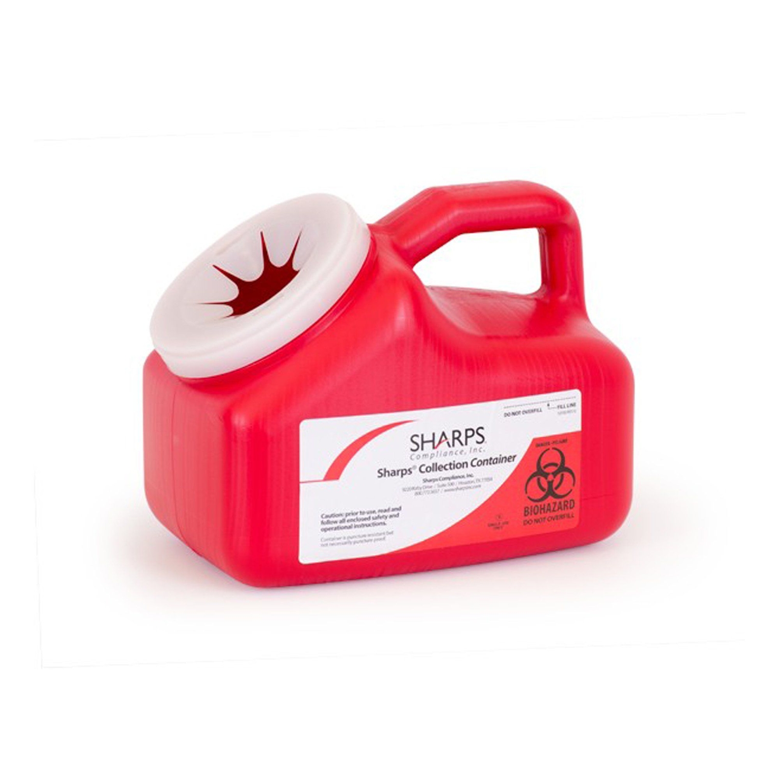 Mail System Pro-Tec Mailback Sharps Collector, 1 Gallon, 9 x 6 x 7 Inch (EA/1)