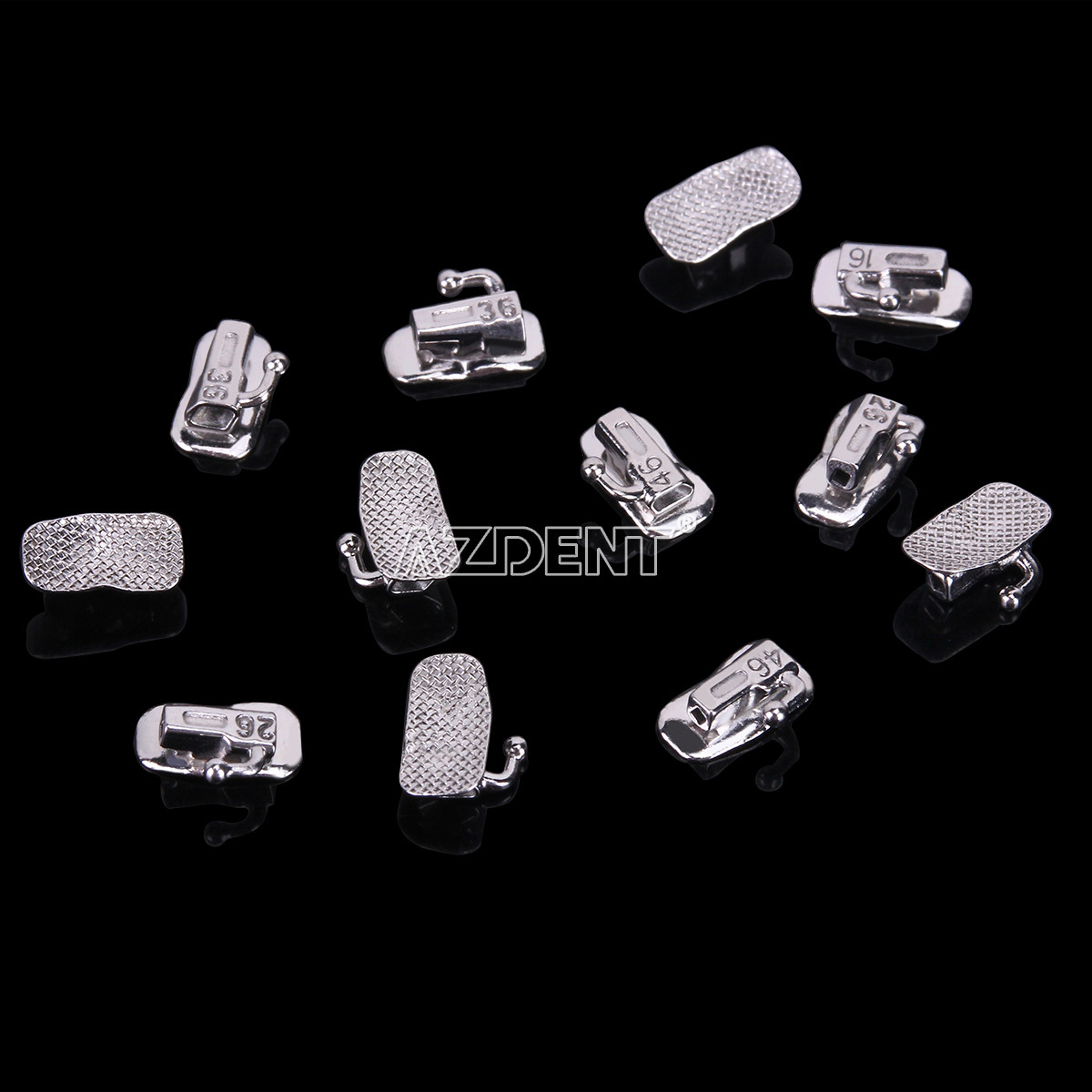 5*AZDENT Dental Split Welding Orthodontic Buccal Tube 1st Molar Roth.022 Single