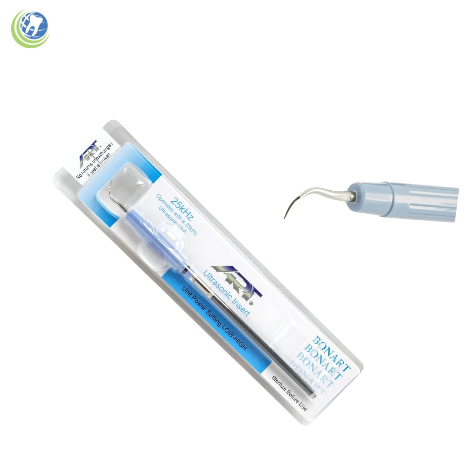 Bonart 20BW Triple Bend Tip Insert 25K for Ultrasonic Cavitron Plastic Grip