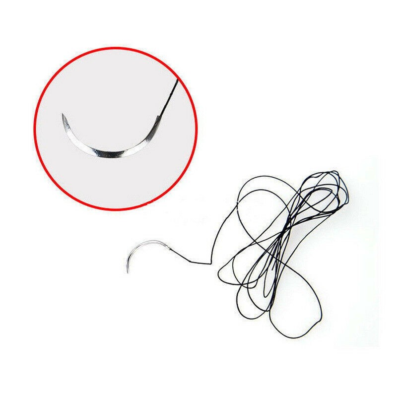 Dental Medical Silks 3/0 4/0 Length 75cm Surgical Training Sutures For Medical