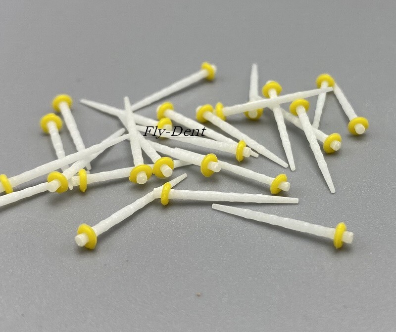 Dental Glass Fiber Posts Teeth Restorative Refill Screw Post 1.2 1.4 1.6 1.8mm
