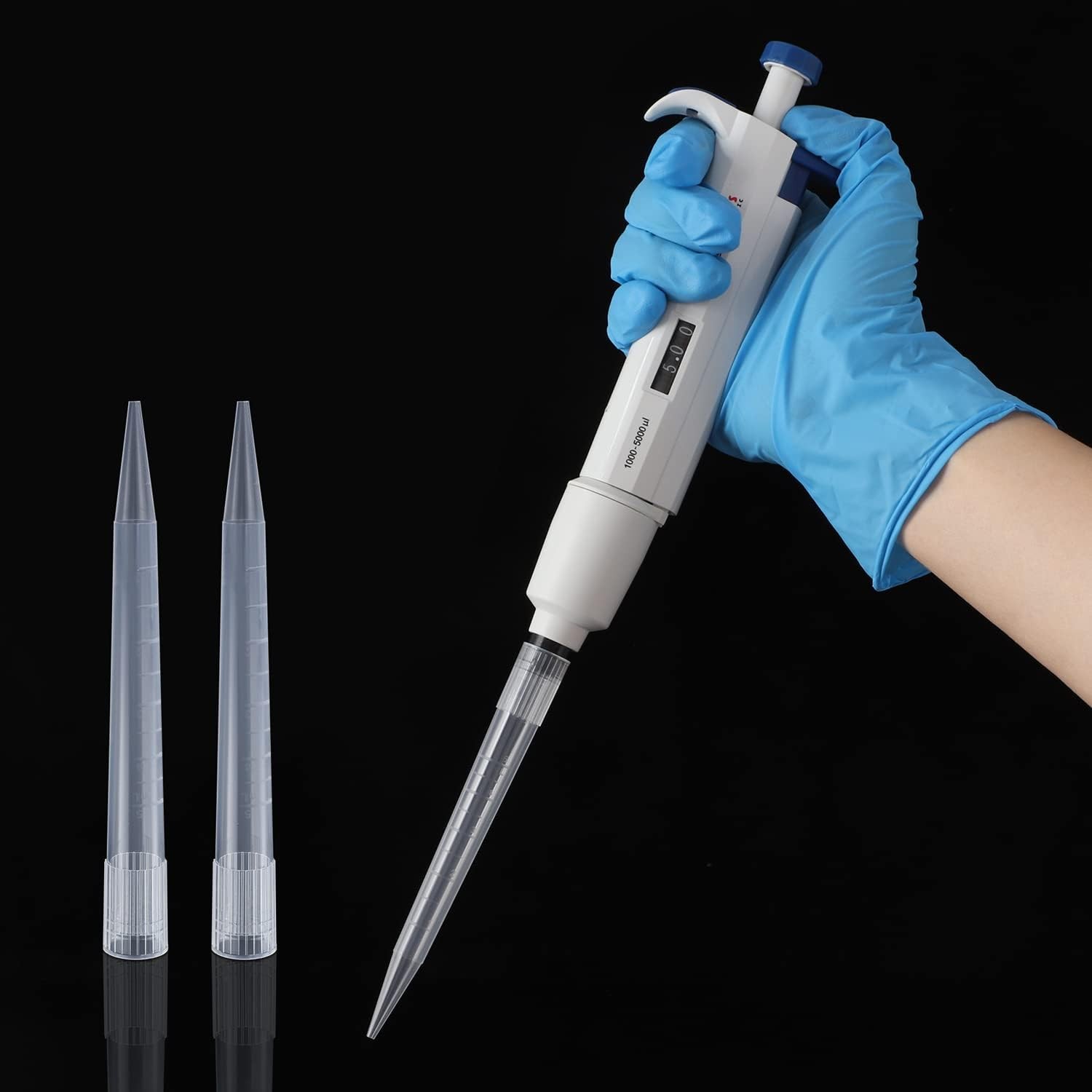 100pcs Laboratory Pipette Tips 5ML 10ML Micropipette Tips Disposable Universal