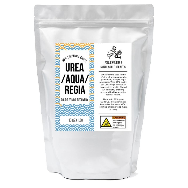 1 lb Urea Gold Recovery, Gold Refining, Aqua Regia, High Purity