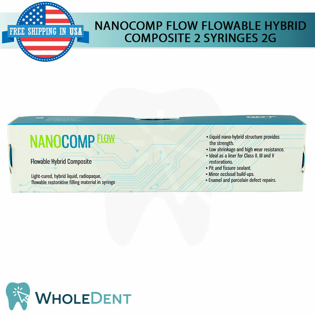 NanoComp Universal Composite Restoration Kit Dental Filling Materials Adhesive