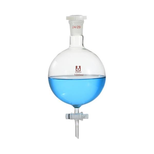 Lab Glassware Chemistry Spherical Separating Funnel 250ml-5000ml Borosilicate