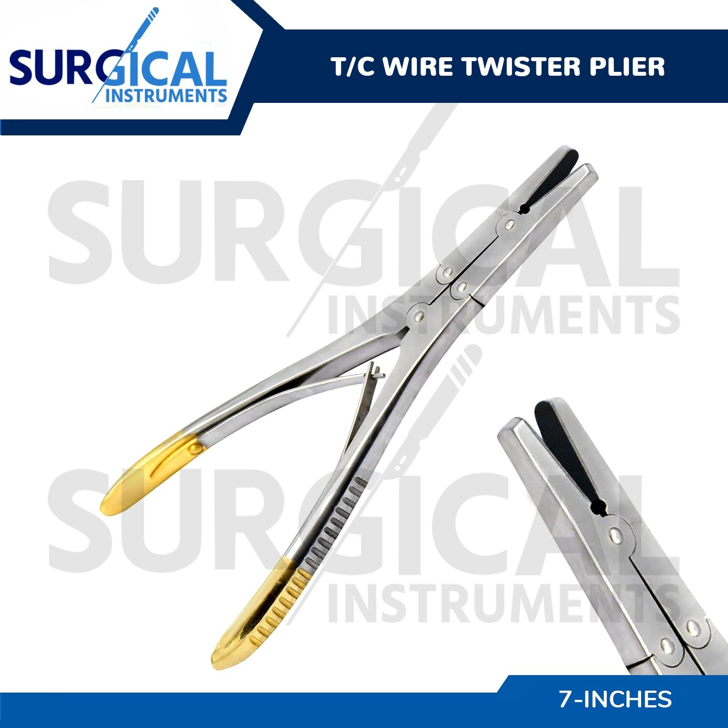 T/C Wire Twister Plier 7″ Surgical Orthopedic Instruments Stainless German Grade