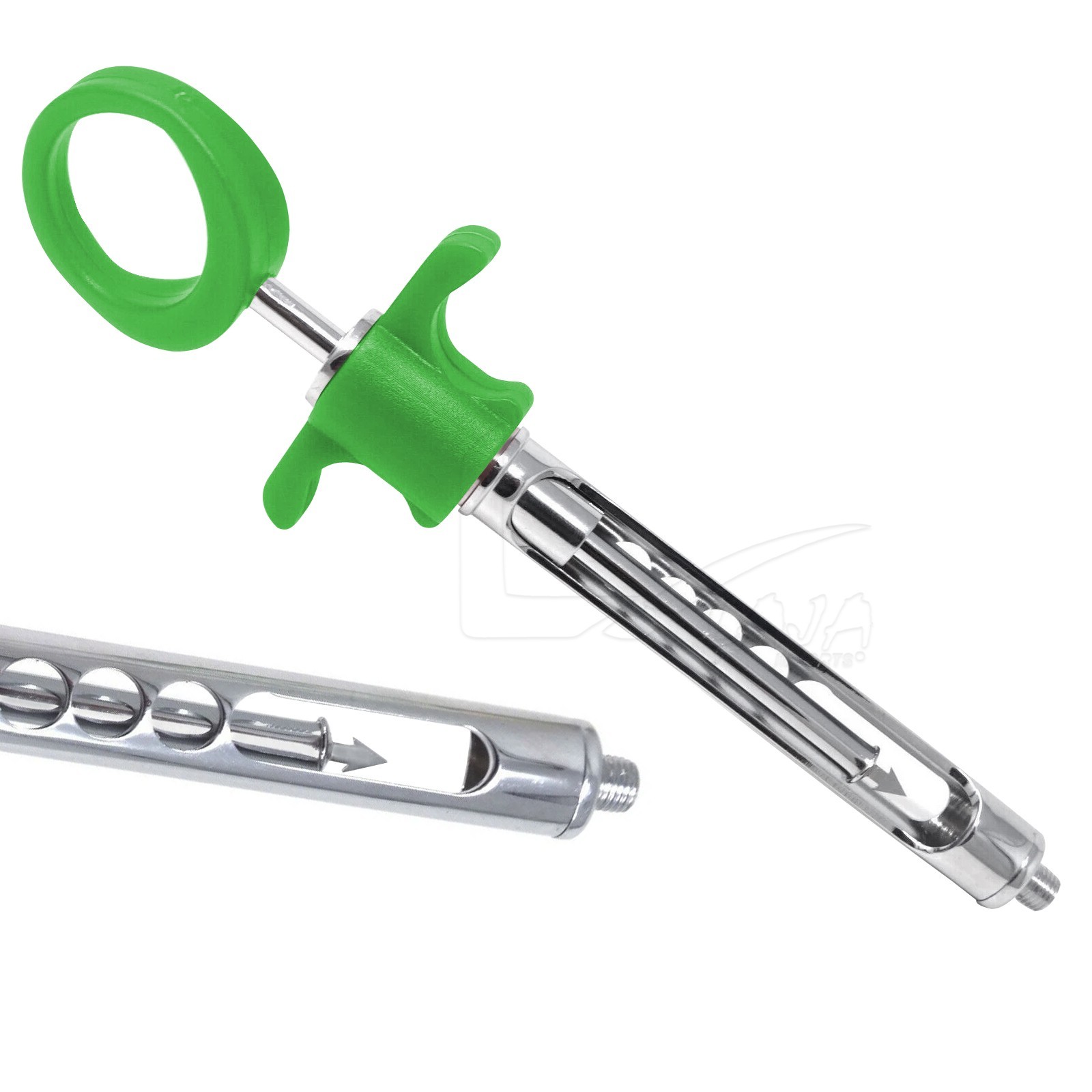 Dental Anesthetic Syringe 1.8cc American Auto Passive Green Plastic Handle