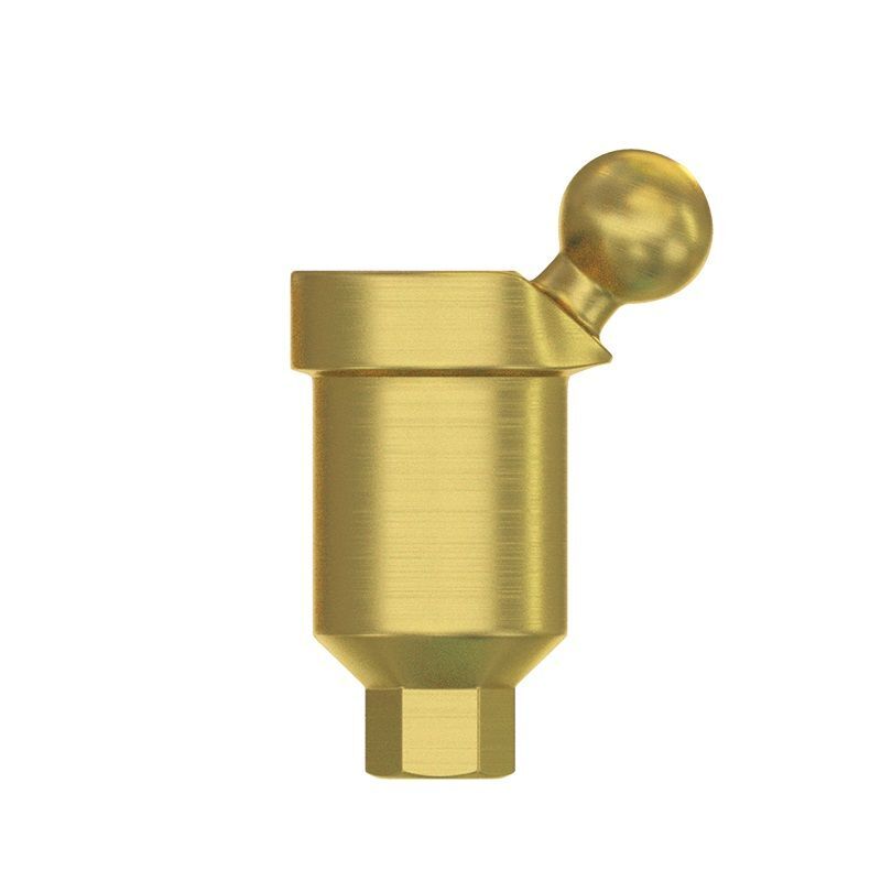 1x DSI Angulated Ball Attachment Abut ment 40° Full Kit Overdenture Int Hex 2.42