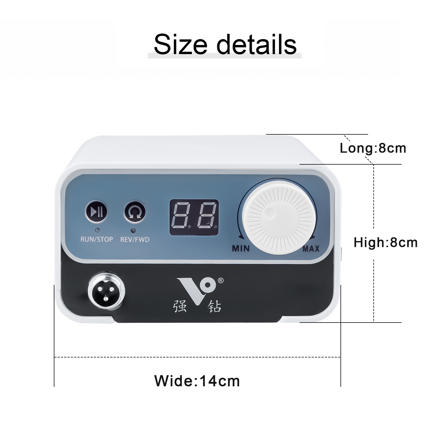 50W Portable Electric Micromotor Polisher Unit 316+50K RPM Brushless Handpiece
