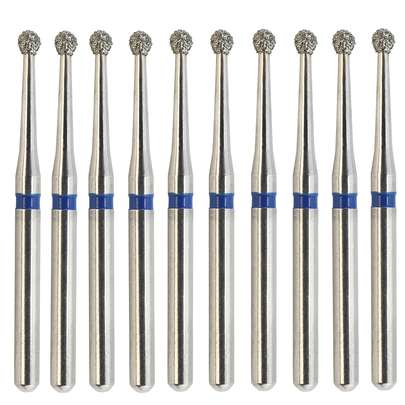 Dental Surgical Long Round Bur Diamond Burs FG 801L/014M BR-L41 Medium Grit