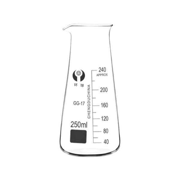 Laboratory Glassware 125ml-500ml Borosilicate Triangle Beaker with Scale CA