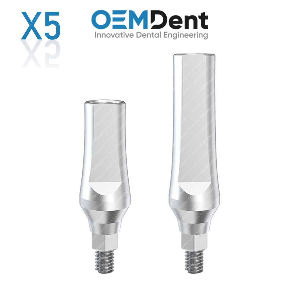 x5 Straight Abutment Wide Platform (WP) – Compatible ADIN CloseFit® Conical WP