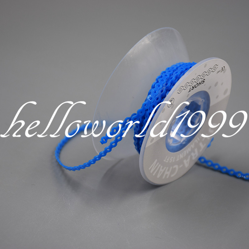 Dental Ortho Elastolink Rubber Elastic Ultra Power Chain 44 Colors Short 15 Feet