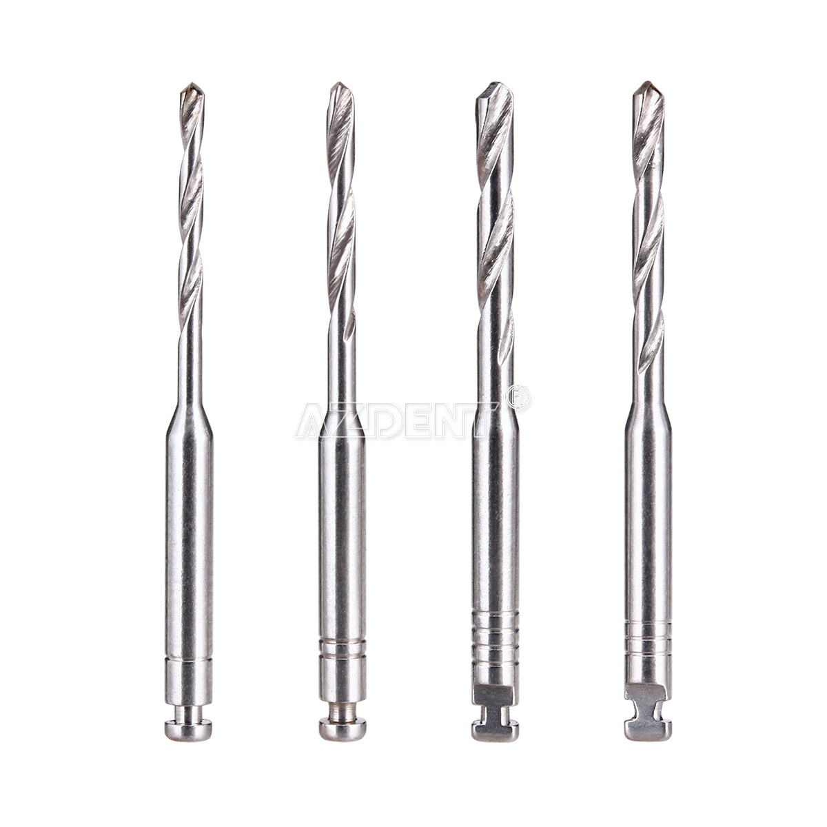 20 Dental Endodontic Quartz Fiber Post Resin Glass Screw Pile + 4 Drills Kits