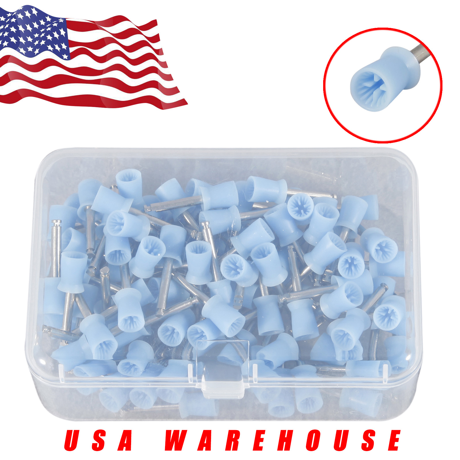Dental Polishing Polisher Prophy Angle Cups Latch Type Teeth Brush Cup Wrench