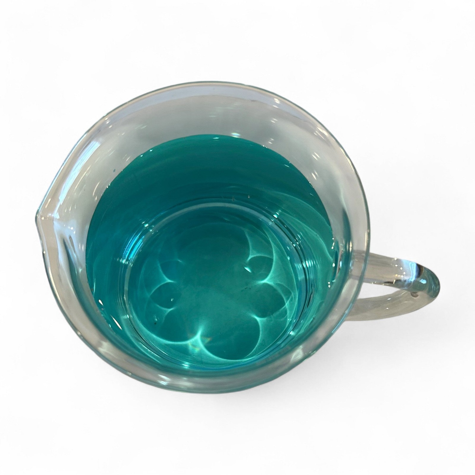 Beaker, Mug, Borosilicate Glass, 600ml, with Handle and Pour Spout