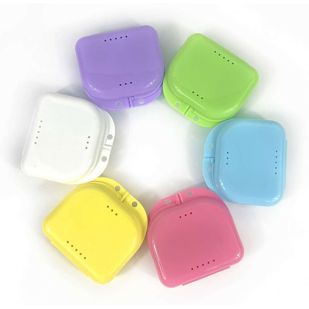 Ortho Retainer Boxes, Assorted Colors, 12/Bag, MARK3, 100-5522