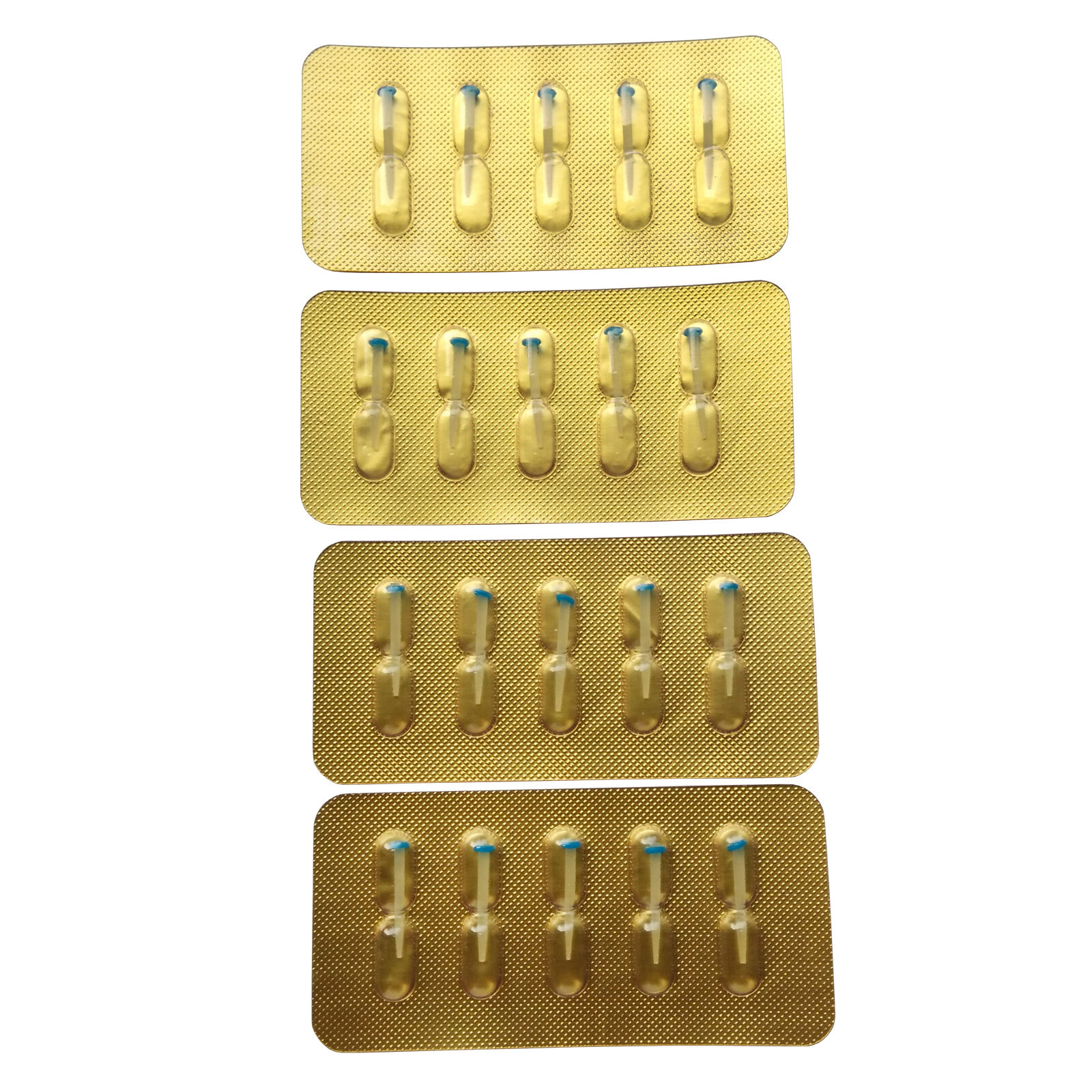 Dental Glass Straight Fiber Post Blister Resin Post 1.0mm 1.2mm 1.4mm 1.6mm