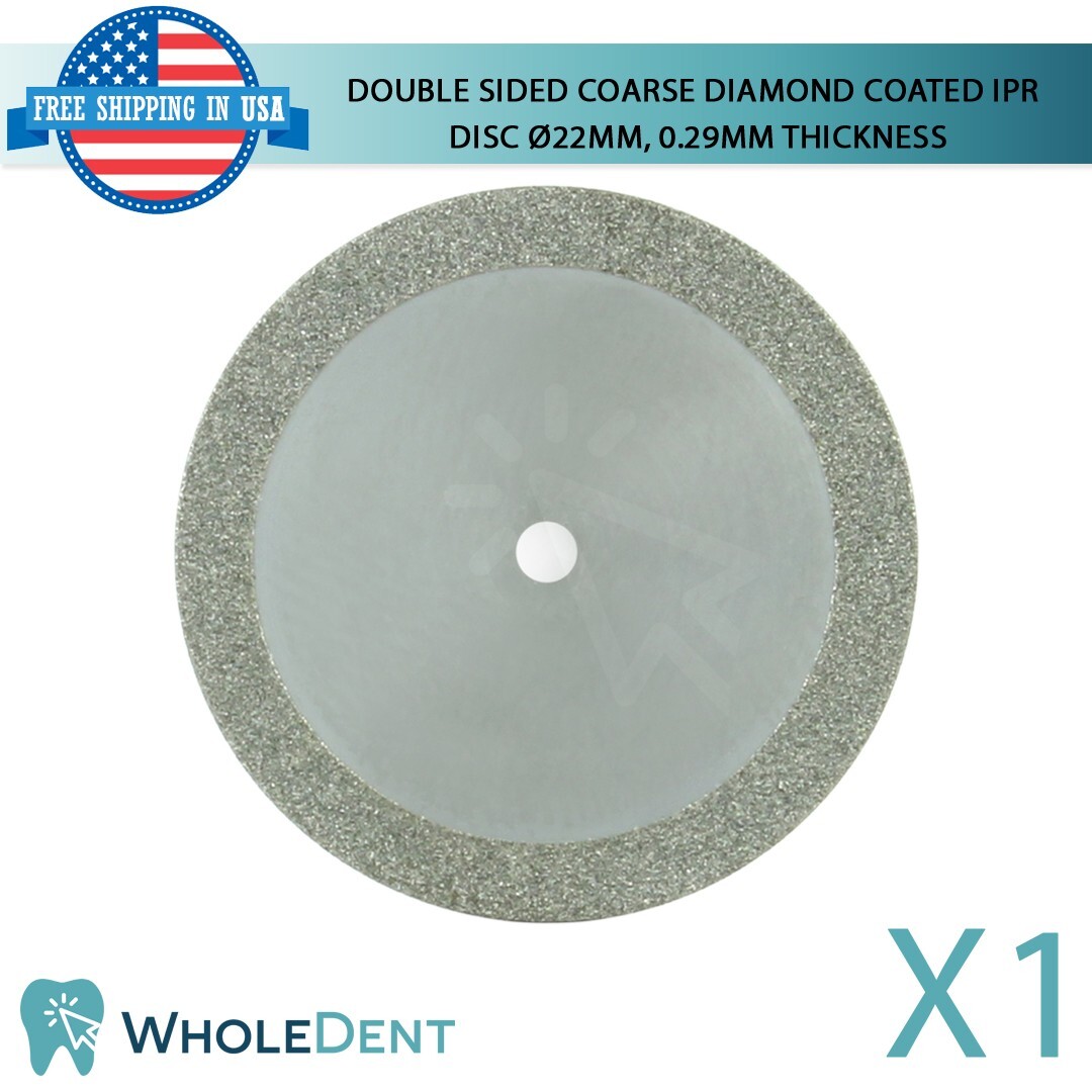 Ortho Dental Coarse Double Sided Diamond Coated Disc IPR Separator Ø22mm, 0.29