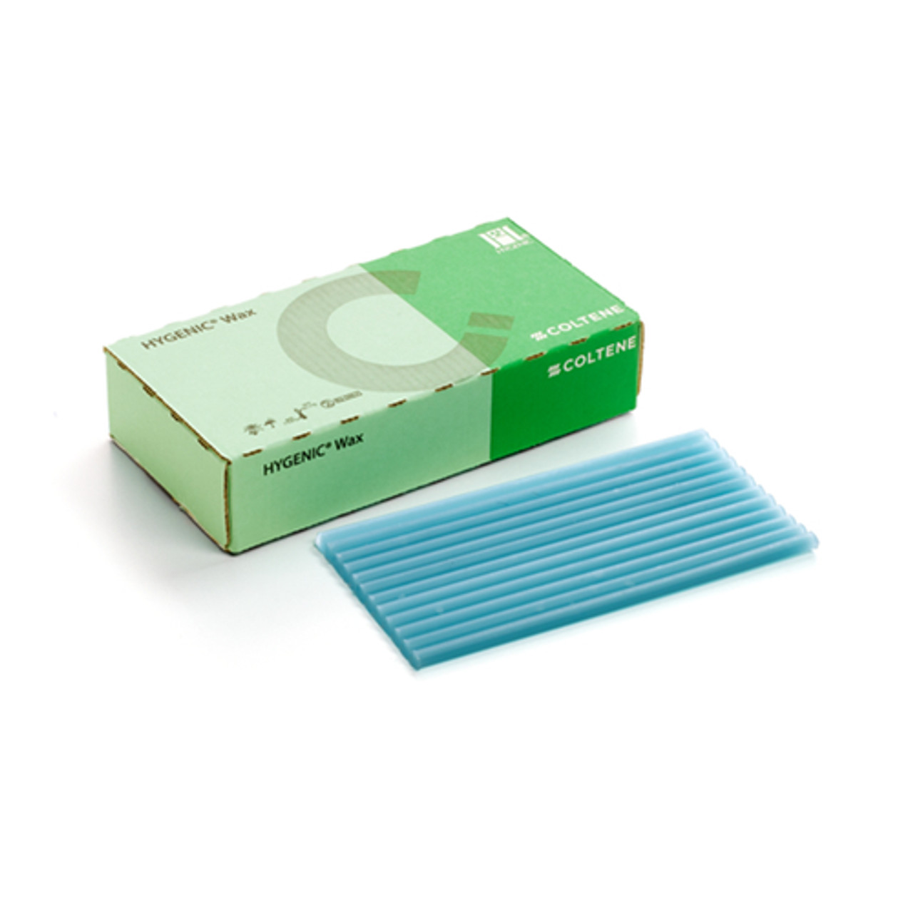 Coltene Whaledent H00826 Hygenic Plastic Wax Sticks 6″ Light Green 48/Bx