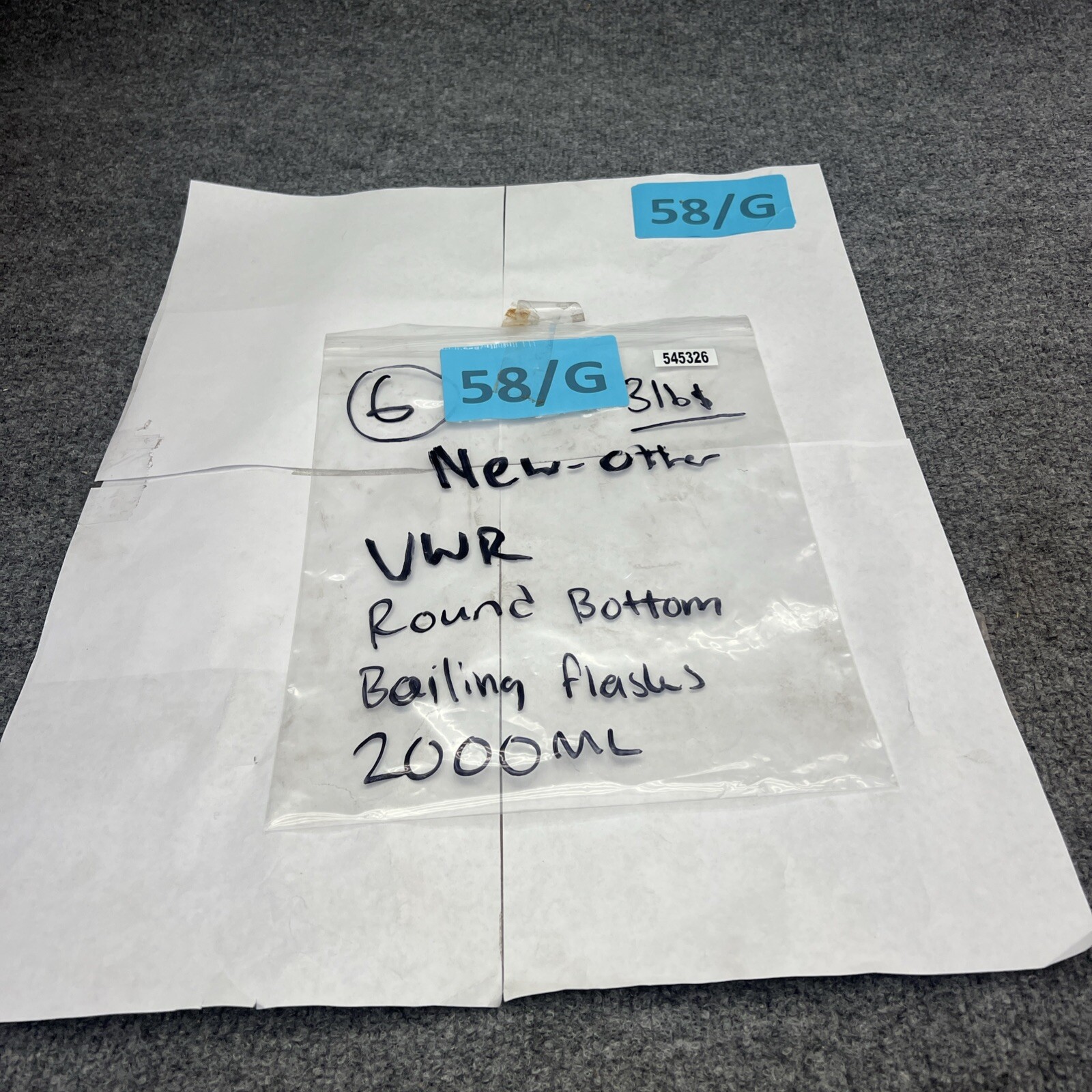 VWR 10536–674 Round Bottom Boiling Flasks 2000ml New Other