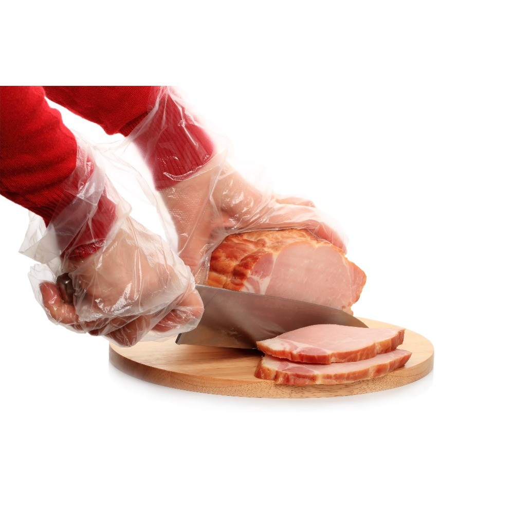(5 pack) Great Value Disposable Poly Food Gloves, 120-Count, One Size Fits Most