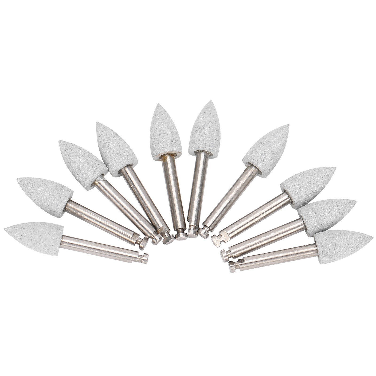 10pcs Dental Polishing Burs Low Speed Dental Grinding Polisher Burs Drill Bi FFG
