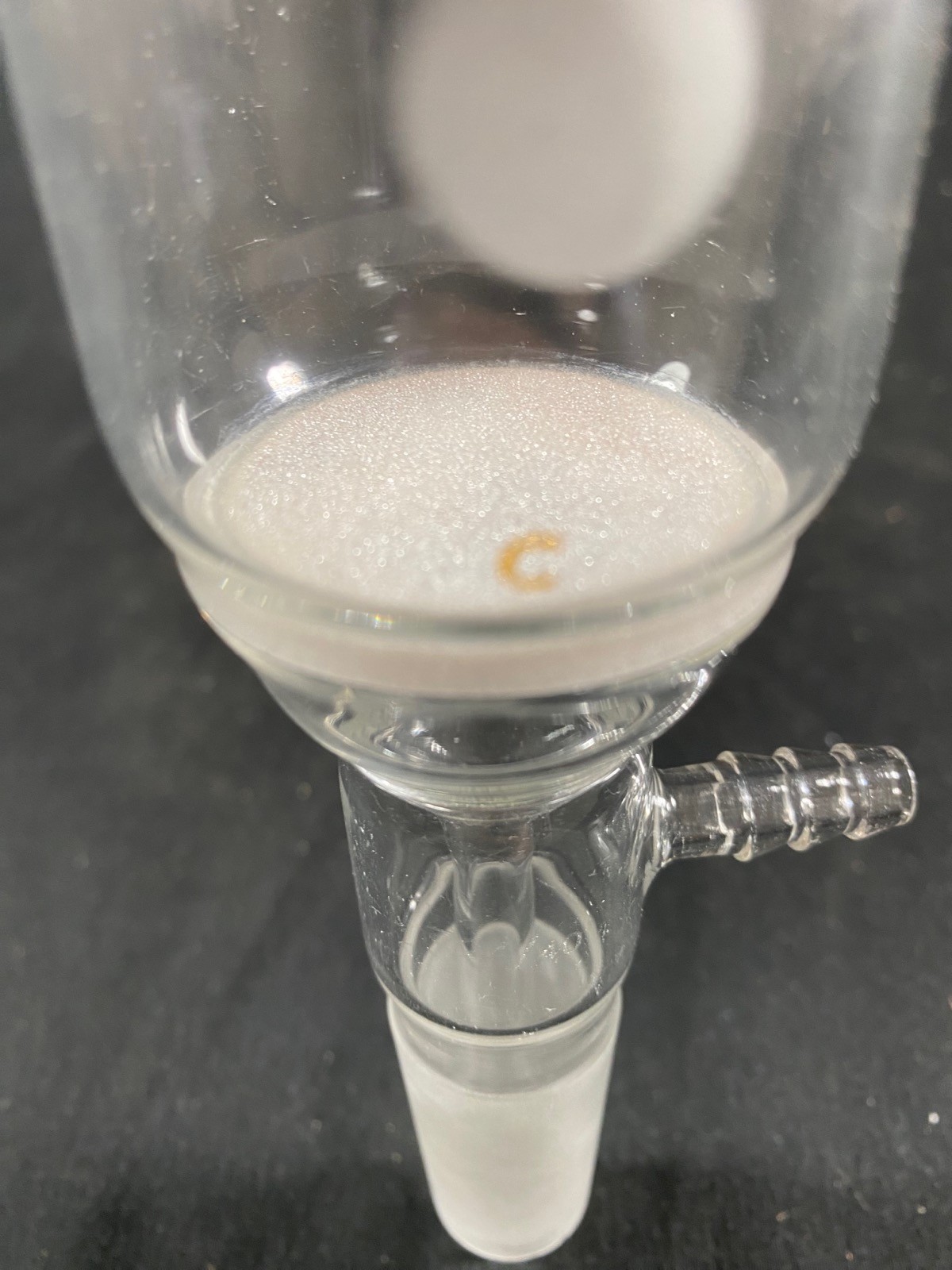 CHEMGLASS Glass 60mL C Frit 24/40 Vacuum Buchner Filter Funnel CG-1406-07 (D)
