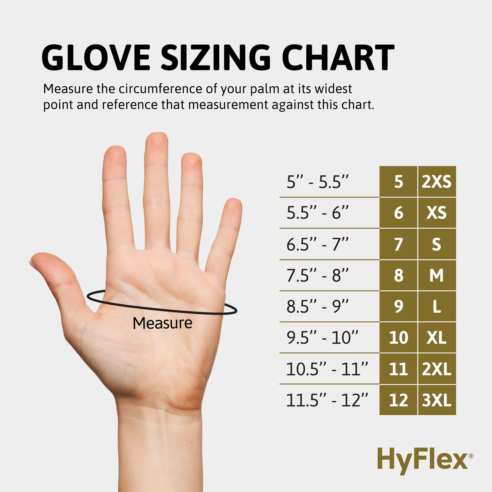 Ansell Hyflex 11-561 Mechanical Ultra-Light Work Gloves For Automotive