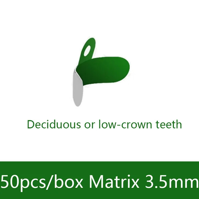 Dental Matrix Bands Non-Stick Composite Sectional Matrice Green Teflon Coating