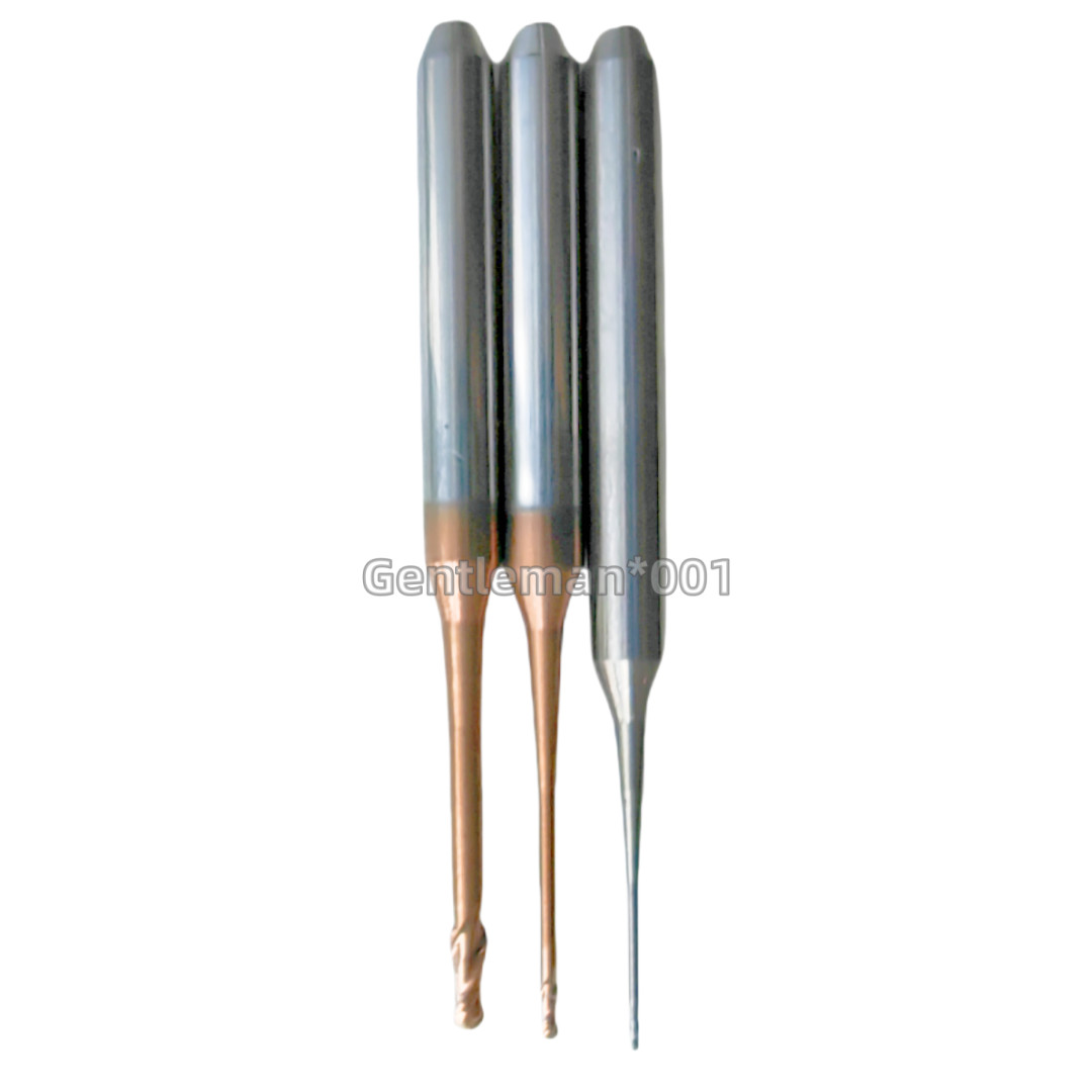 Dental Roland Milling Bur CAD CAM Burs Zirconia Cutting Uncoated φ2.0 φ1.0 φ0.6