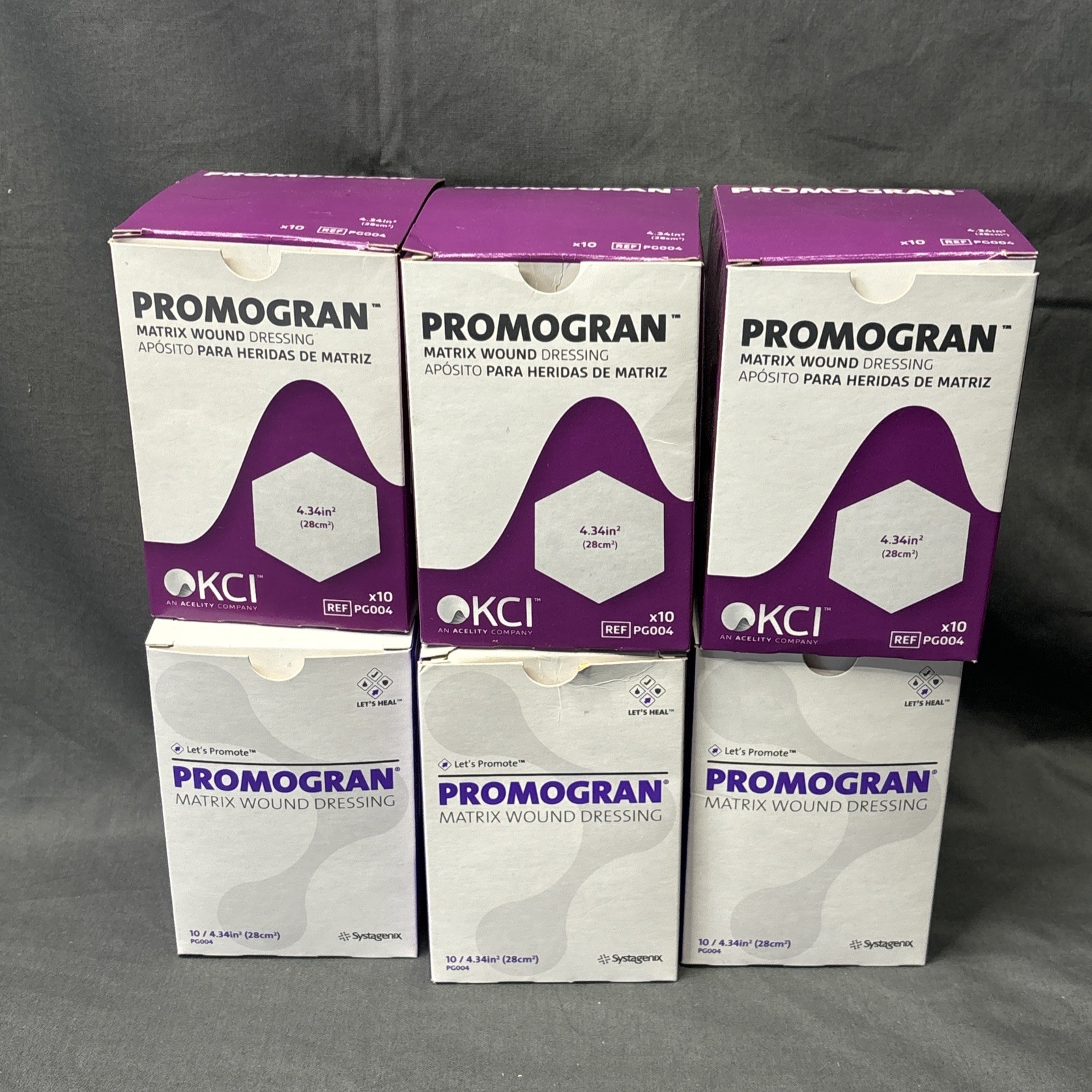 6 Boxes Promogran Prisma Matrix Wound Dressing 10 per box EXP 2020/21 REF PG004