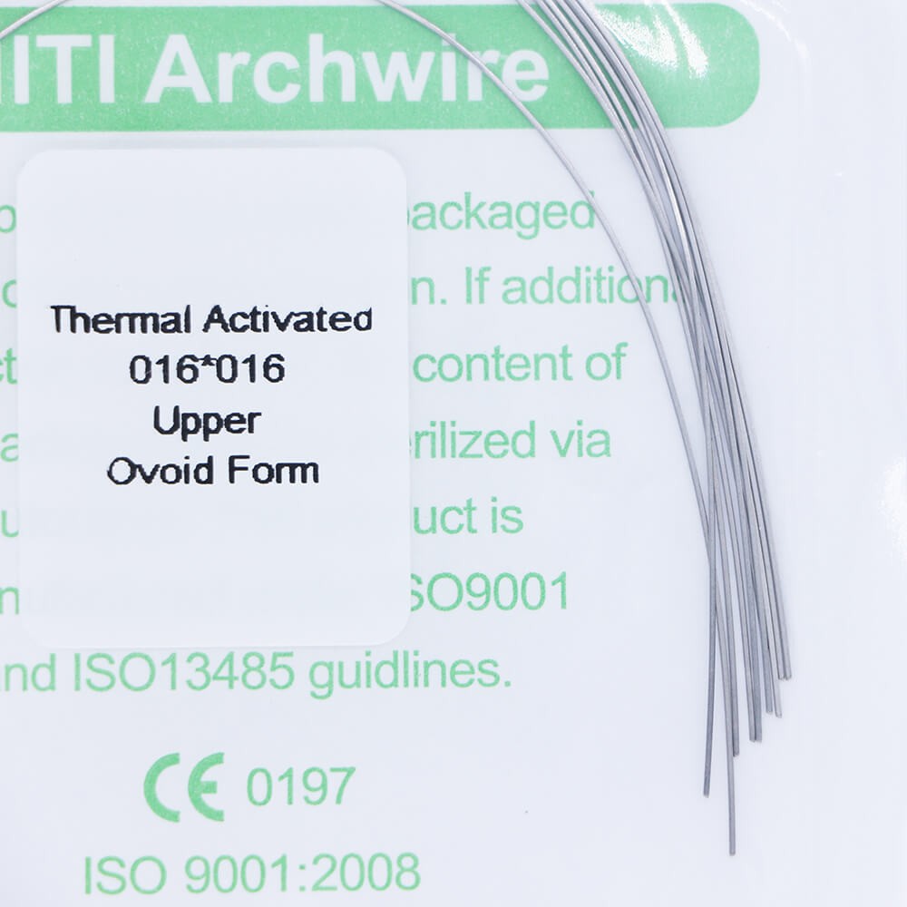 20×Dental Orthodontic Niti Thermal Activated Rectangular Arch Wires 16×16 Upper