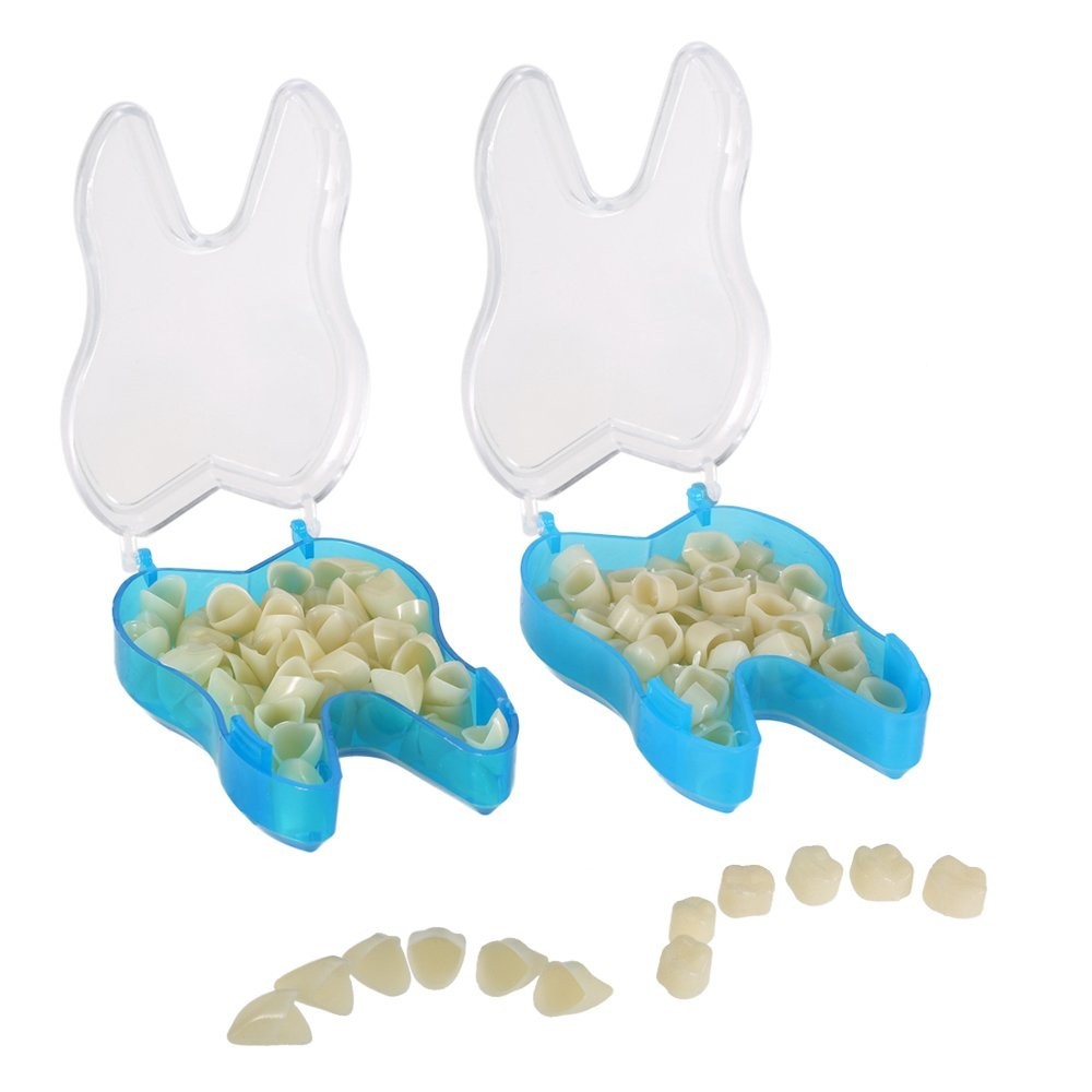 100 PCS Mixed Dental Temporary Crown Kit Anterior Front & Molar Posterior 50 …