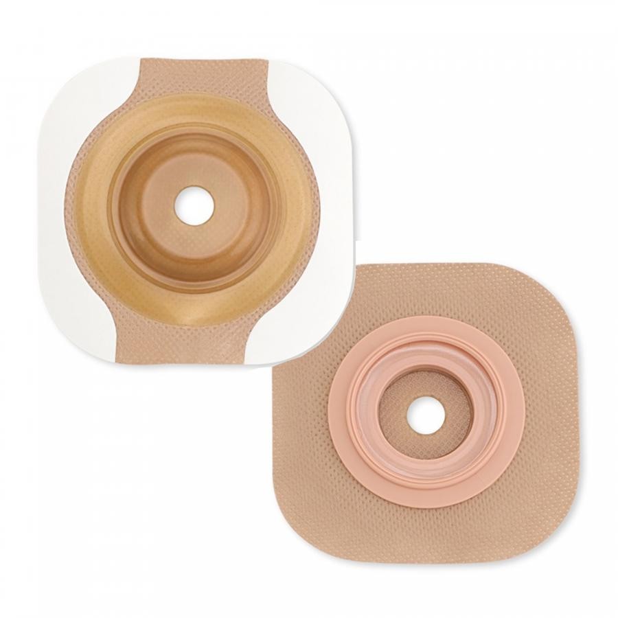 Hollister NewImage CeraPlus Cut Skin Barrier Convex Beige 44mm Flange 1″ Open, 5