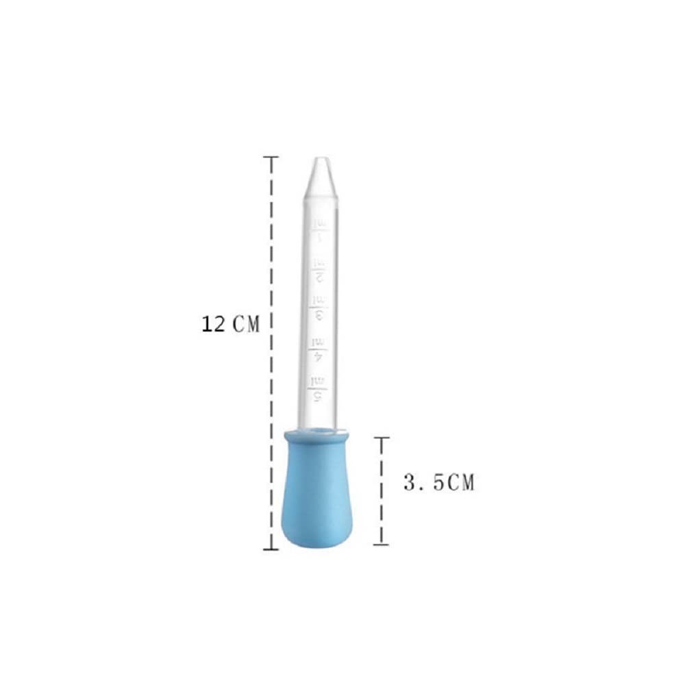 Yiasangly 5ml Liquid Droppers Clear Medicine Silicone 12cm/4.72inch, clear