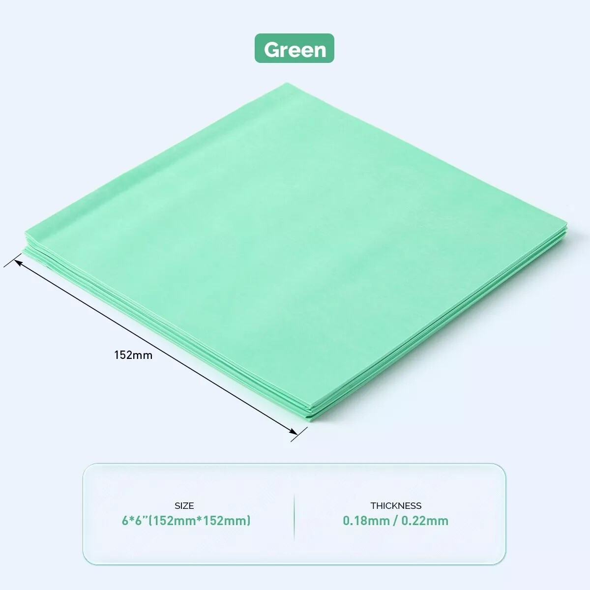 Dental Endodontic Rubber Dam Natural Latex Adult 6″ x 6″ Thickness 0.22mm Heavy