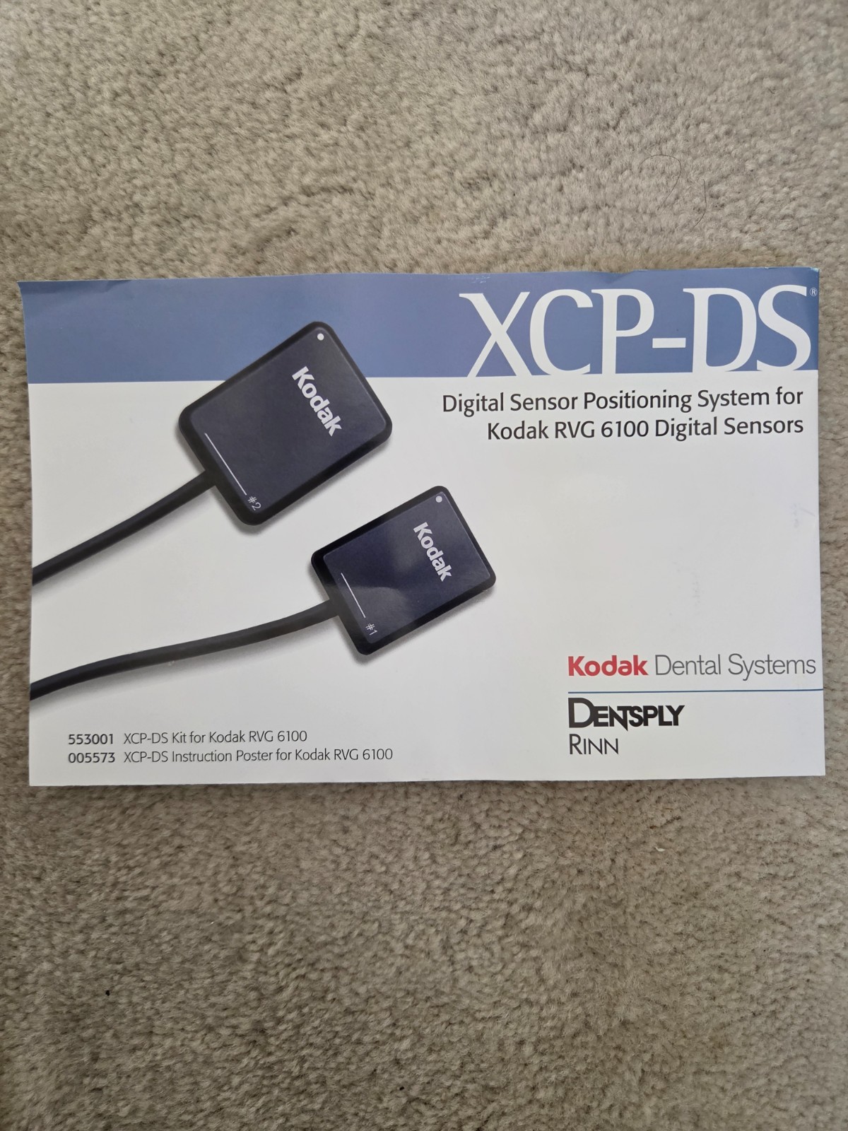 Dentsply Rinn XCP-DS Kodak 6100 sensor holderkit OEM NIB